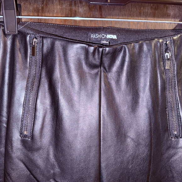 NEW Faux Leather Leggings - Picture 5 of 5